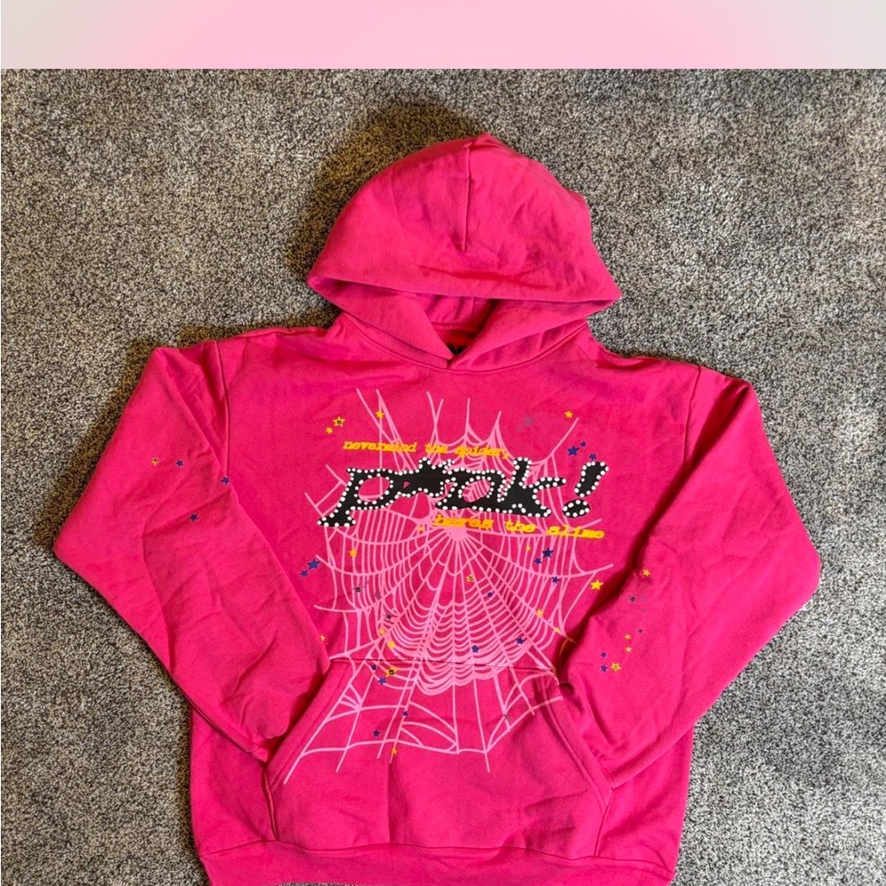 Spyder Hot Pink Pullover Hoodie Sweatshirt